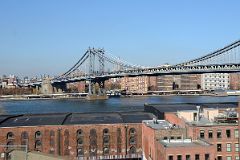 08 Manhattan Bridge From The Beginning Of The Walk Across New York Brooklyn Bridge From Brooklyn Heights.jpg